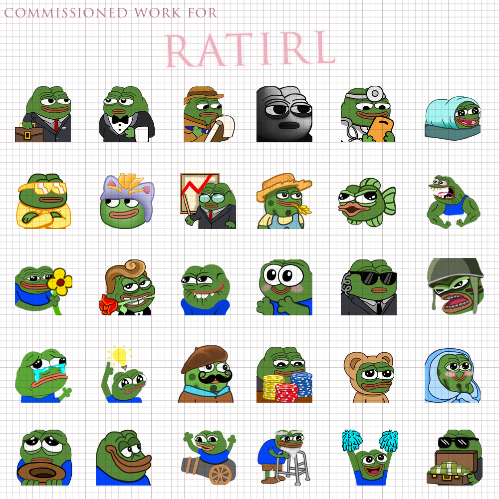 Pepe Style Emotes