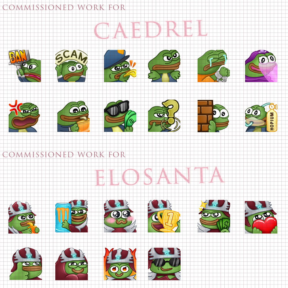 Pepe Style Emotes