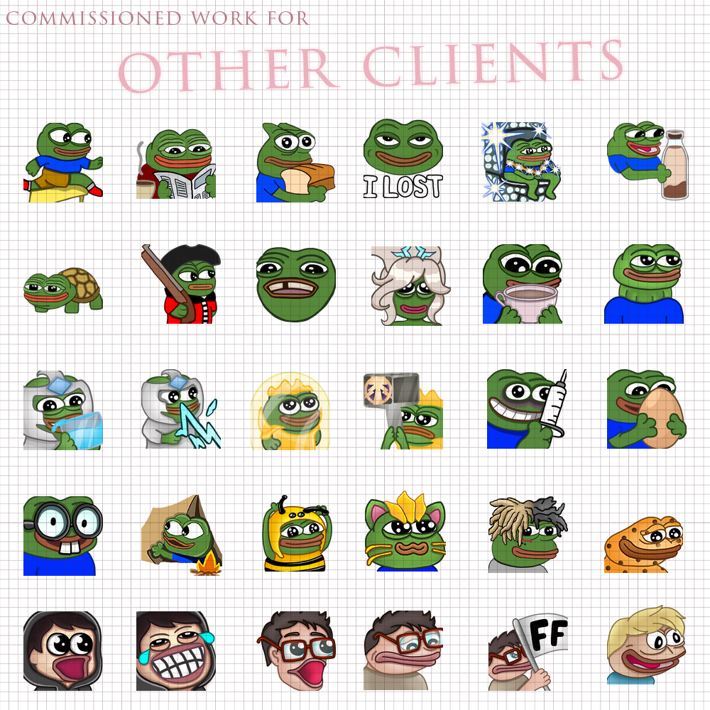 Pepe Style Emotes
