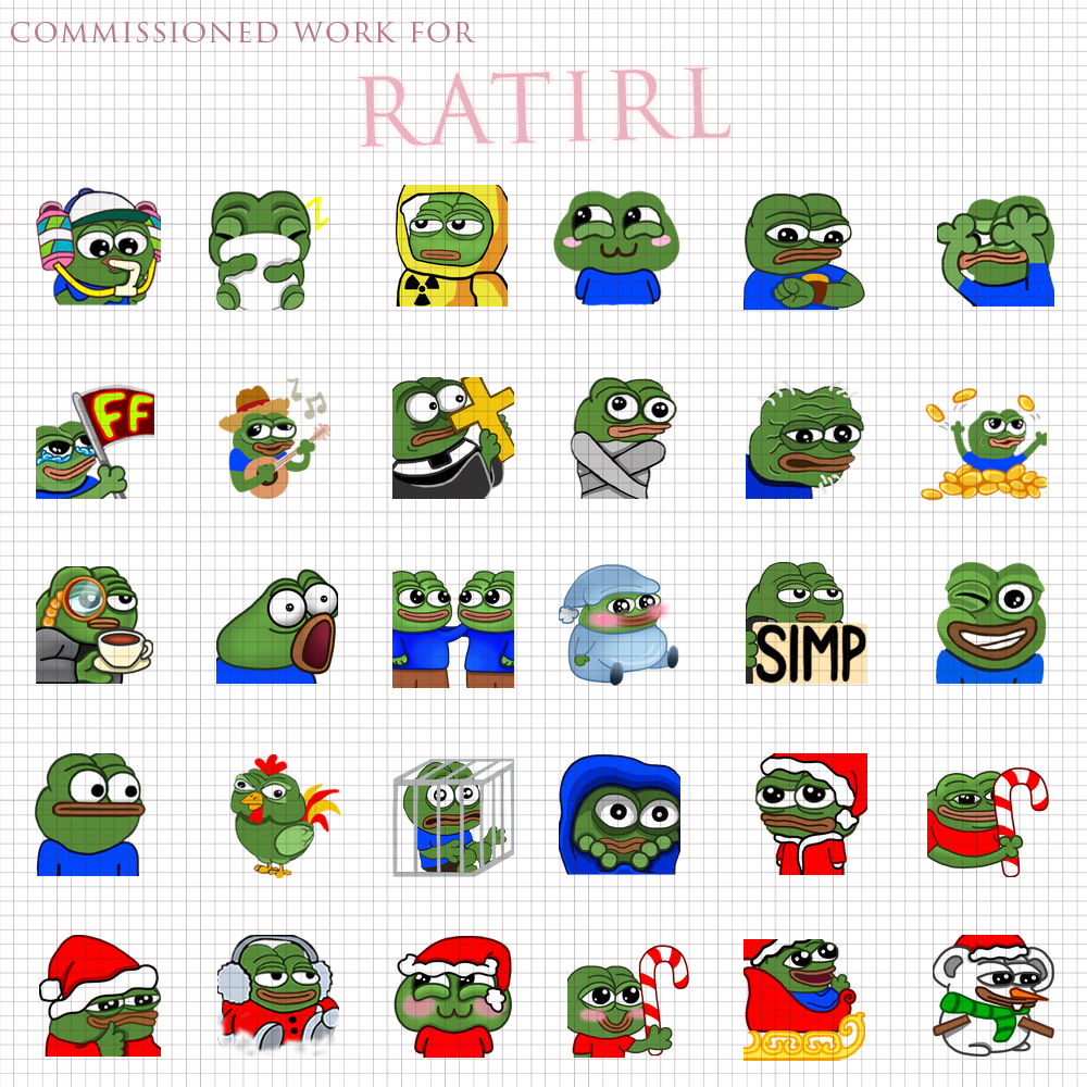 Pepe Style Emotes