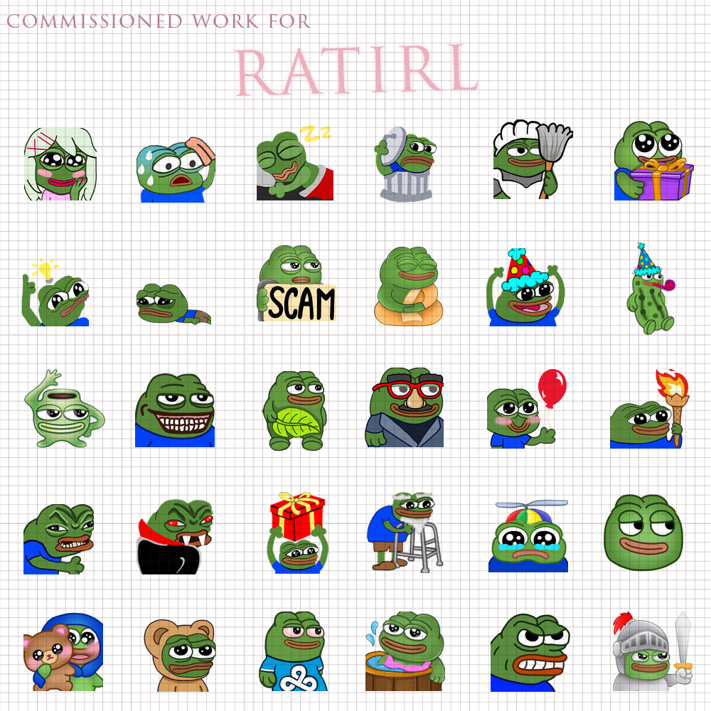 Pepe Style Emotes
